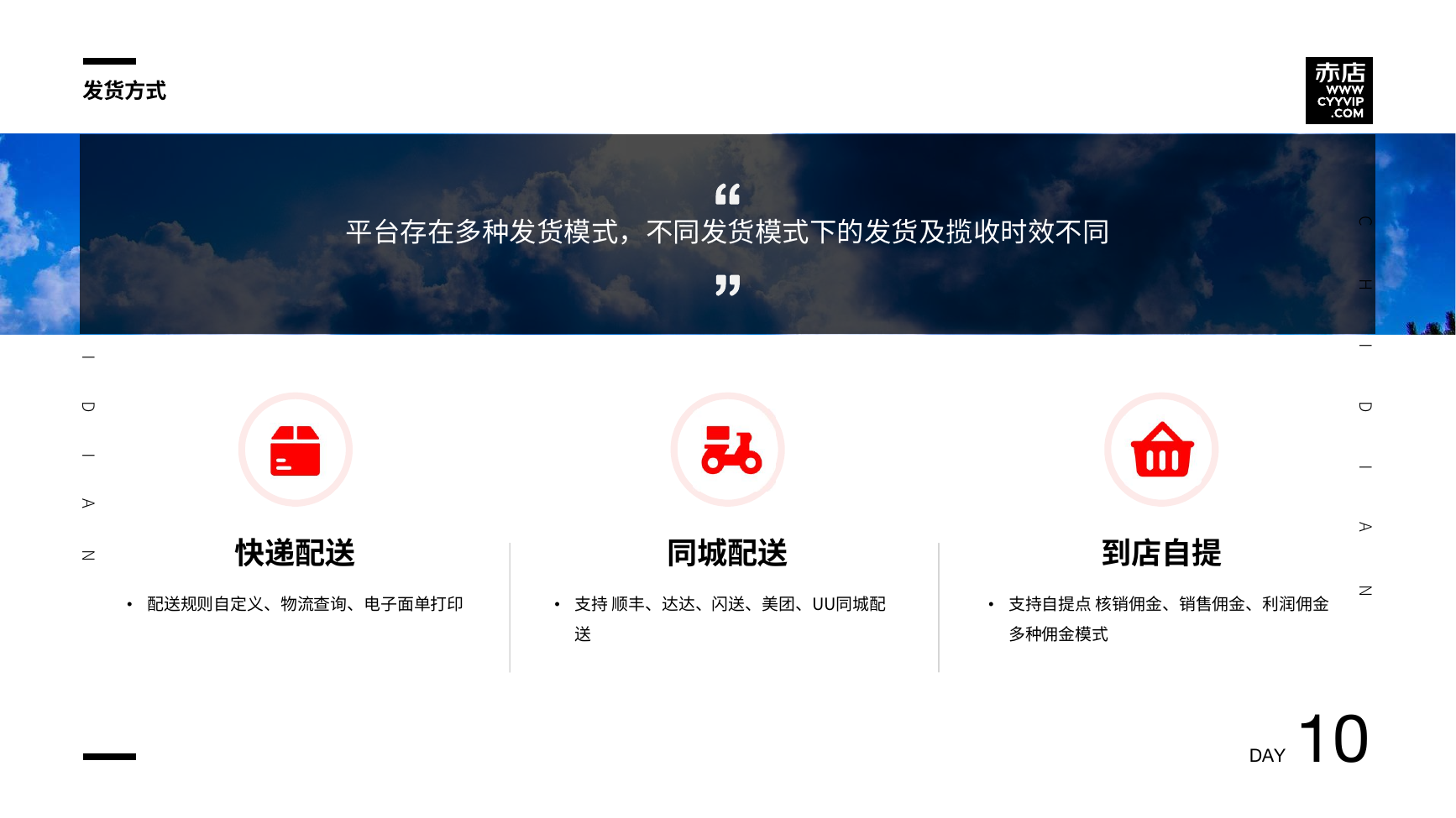 商城多种发货方式